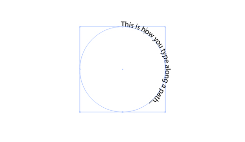 Full circle 2025 text adobe illustrator