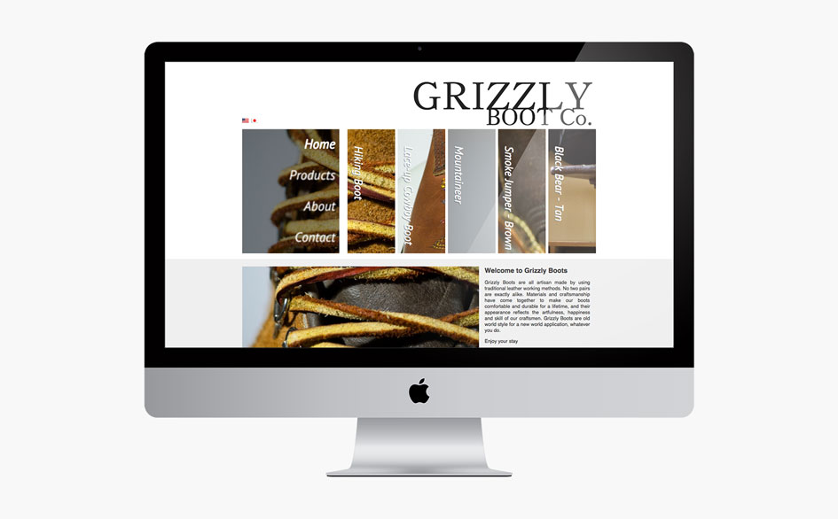 Grizzly Boot Company Website