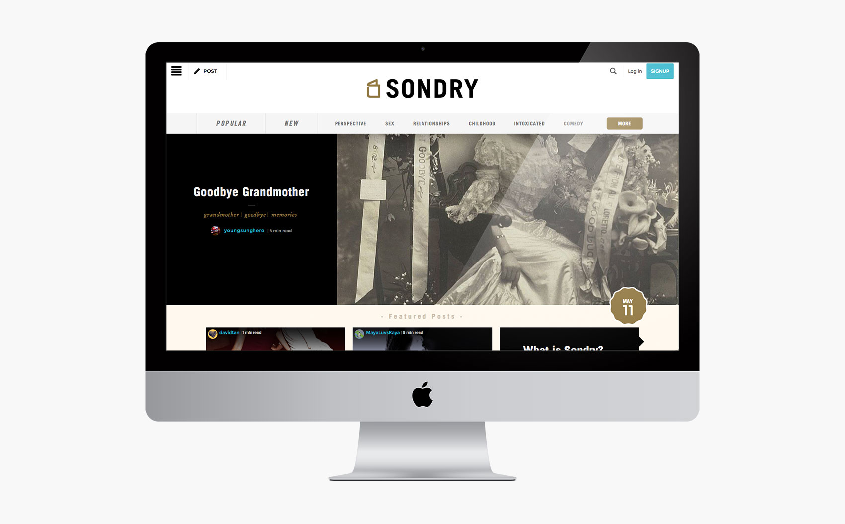 Sondry Home Page