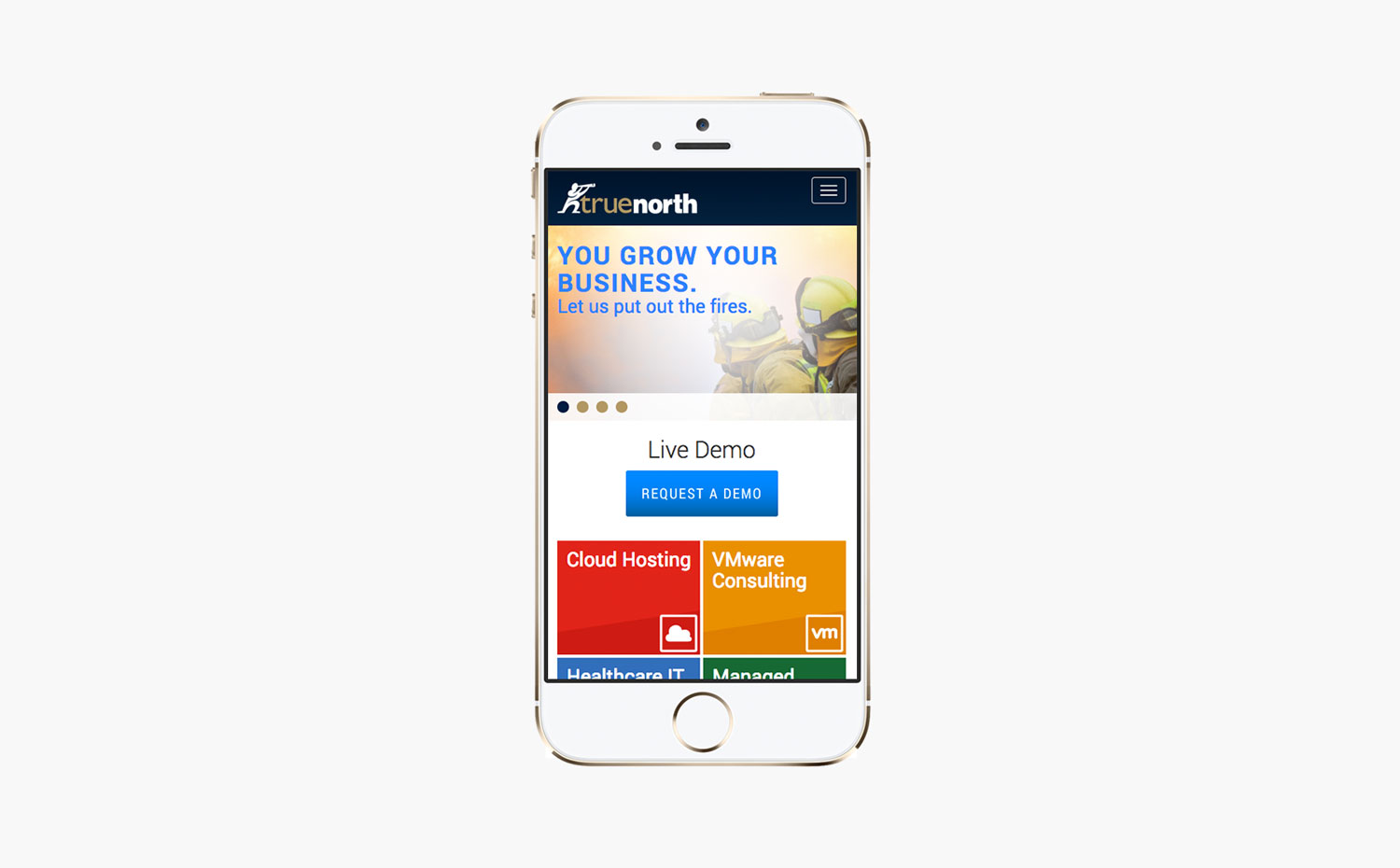 True North Mobile Layout
